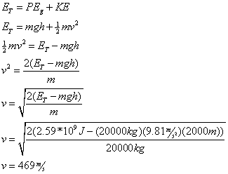conservation of mechanical energy equation